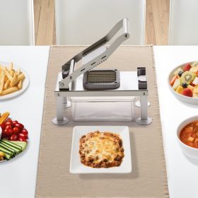 Vegetable Chopper Mandoline Slicer All-in-1 Food Veggie Cutter 9 Blades (Option: silver)