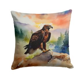 Eagle Throw Pillow Machine Washable, Indoor Outdoor Decorative Pillow for Couch, Bed or Patio, 14Hx14W (Default: Default)